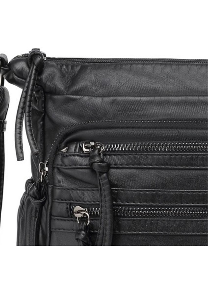 Yıkama Rölaks Deri Yumuşak Kadın Postacı Çantası modelleri