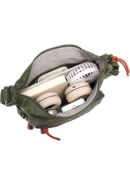 Yıkama Rölaks Deri Yumuşak Kadın Postacı Çantası