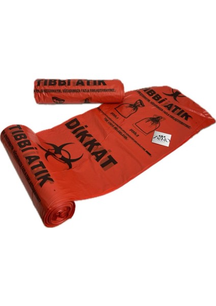 Tıbbi Atık Poşeti 80X110 Jumbo Boy Tse Belgeli fiyatları