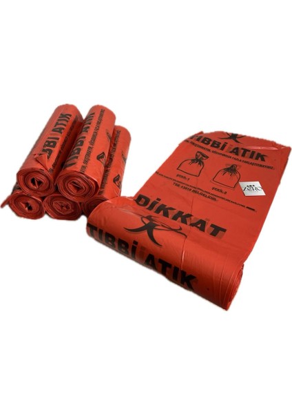 Tıbbi Atık Poşeti 80X110 Jumbo Boy Tse Belgeli modelleri