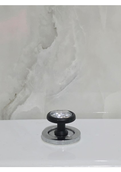 Siyah Renk Kristal Taşlı Klozet Basma Buton Düğmesi Kulp, Kalp Klozet Kapağı Kulbu Sifon Tuşu fiyatları