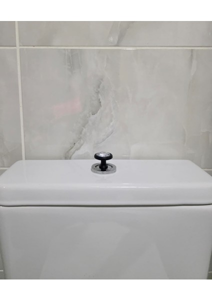 Siyah Renk Kristal Taşlı Klozet Basma Buton Düğmesi Kulp, Kalp Klozet Kapağı Kulbu Sifon Tuşu modelleri