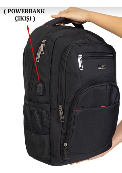 Su Geçirmez Europa Export Kumaş Sırt Çantası USB Bağlantılı Ortopedik Sırt Detaylı modelleri