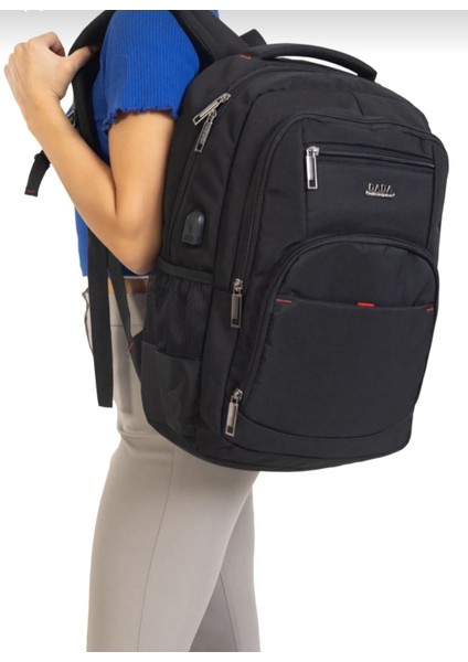 Su Geçirmez Europa Export Kumaş Sırt Çantası USB Bağlantılı Ortopedik Sırt Detaylı indirimleri