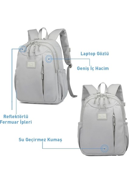 Smart Bags Okul Sırt Çantası Geniş Hacimli Yandan Cepli indirimleri