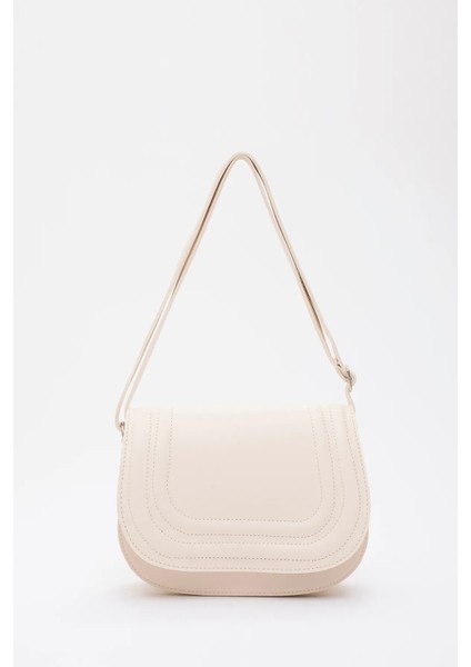 Suni Deri 2 Bölmeli Ayarlanabilir Şık ve Ergonomik Askılı Kol ve Omuz Çantası