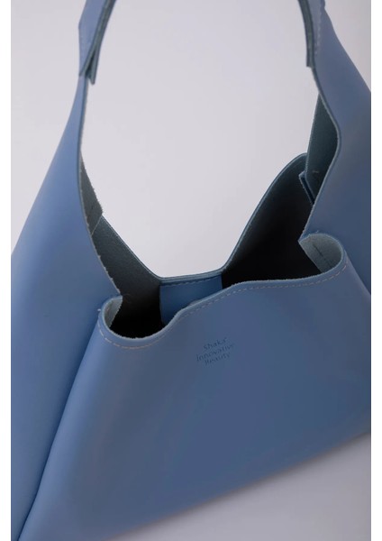 Çıtçıt Kapatmalı Suni Deri Fermuarlı Makyaj Çantalı Şık ve Ergonomik El ve Omuz Çantası