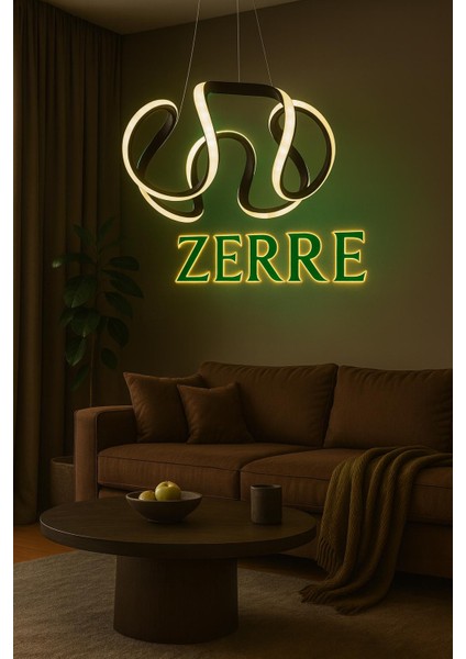 Avize Orbis Siyah Ultra Süper Beyaz Ledli Sarkıtma (30CM)