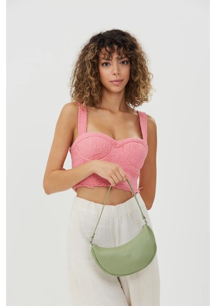 Tek Bölmeli Şık ve Ergonomik Suni Deri Mini El ve Omuz Çantası fiyatları