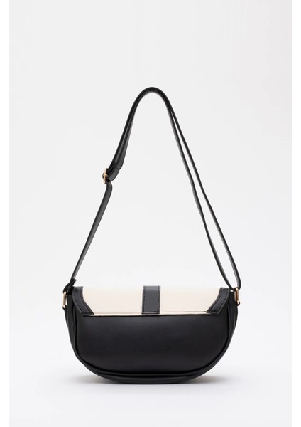 Kilit Detaylı Suni Deri Tek Bölmeli Çıtçıtlı Şık ve Ergonomik Kol ve Omuz Çantası Zarif fırsatları