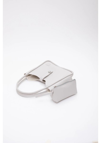 Deri Düğme Detaylı Çıtçıtlı Makyaj Çantalı Şık ve Ergonomik Kol ve Omuz Çantası indirimleri