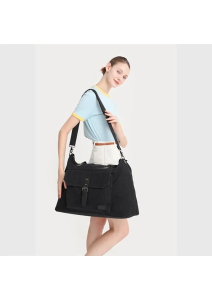 Kanvas Kumaş Spor Seyehat Çantası Büyük Boy