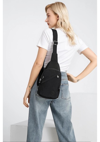 Krinkıl Kumaş Bodybag Postacı Kadın Çantası