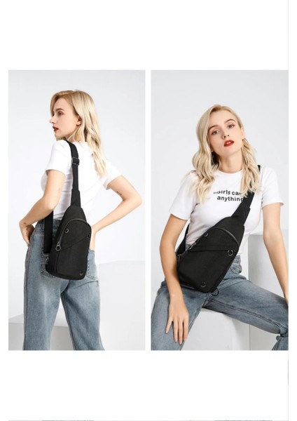 Krinkıl Kumaş Bodybag Postacı Kadın Çantası