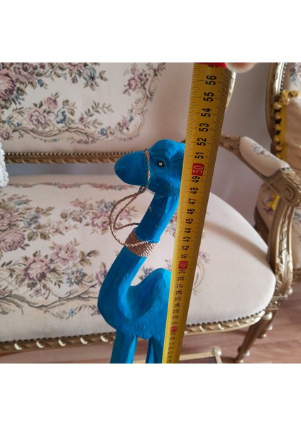 Uzun Boylu Ahşap Deve