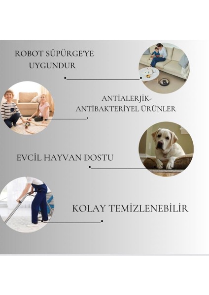 Yuvarlak Çocuk Halısı Sevimli Yıldız Desenli Gri Pembe fırsatları