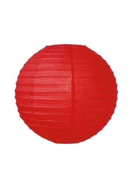Dekoratif Çin Feneri – Kağıt Lamba - Kırmızı