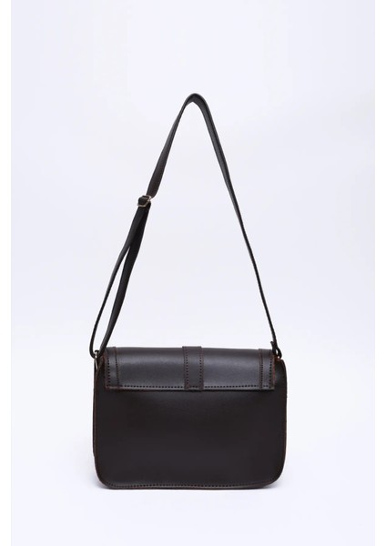 Suni Deri Iç Fermuar Cepli Çıtçıt Kapamalı Şık ve Ergonomik Kol ve Omuz Çantası fırsatları