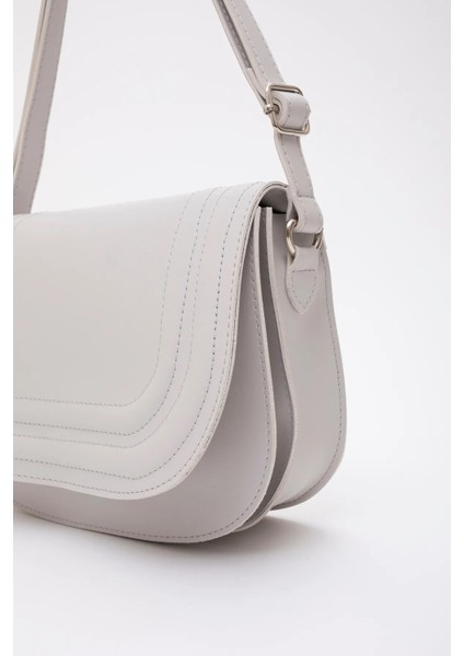 Suni Deri 2 Bölmeli Ayarlanabilir Şık ve Ergonomik Askılı Kol ve Omuz Çantası indirimleri