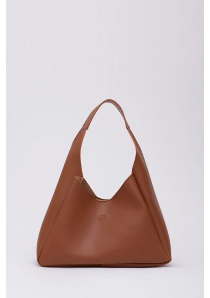 Çıtçıt Kapatmalı Suni Deri Fermuarlı Makyaj Çantalı Şık ve Ergonomik El ve Omuz Çantası