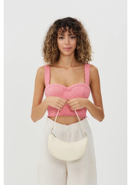 Tek Bölmeli Şık ve Ergonomik Suni Deri Mini El ve Omuz Çantası fırsatları