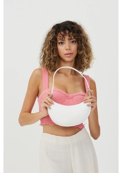 Tek Bölmeli Şık ve Ergonomik Suni Deri Mini El ve Omuz Çantası fiyatları