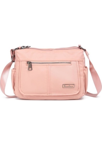 Saten Yumuşak Kumaş Postacı Kadın Çantası Şık ve Zarif Hafif Malzeme