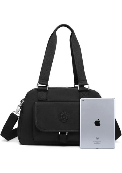 Krinkıl Kumaş Kadın El- Kol Çantası Suya Dayanıklı Çok Gözlü