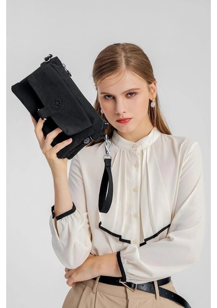 Mini Siyah Çapraz Çanta El Çantası Pörtföy Çanta modelleri