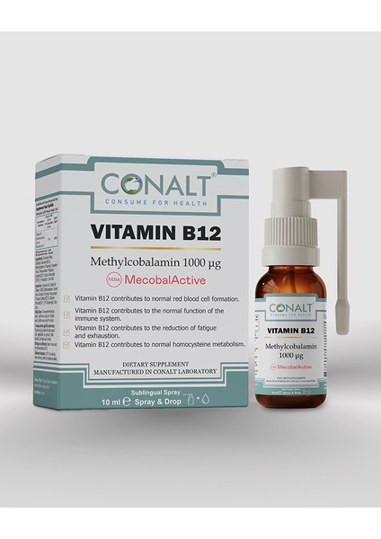 Vitamin B12 10 ml Sprey & Damla