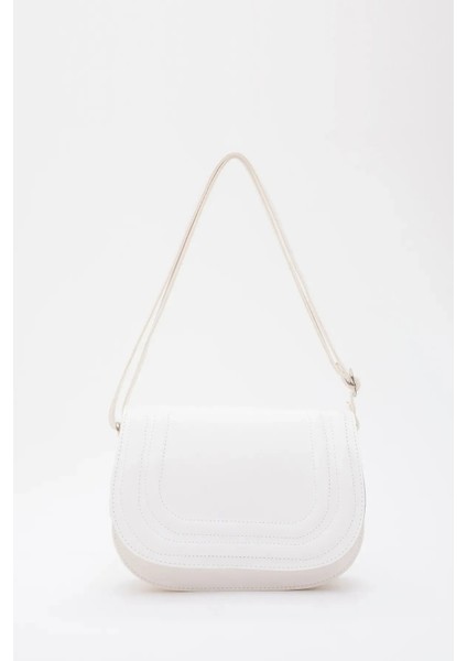 Suni Deri 2 Bölmeli Ayarlanabilir Şık ve Ergonomik Askılı Kol ve Omuz Çantası