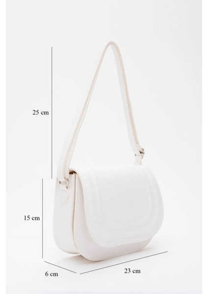 Suni Deri 2 Bölmeli Ayarlanabilir Şık ve Ergonomik Askılı Kol ve Omuz Çantası fiyatları