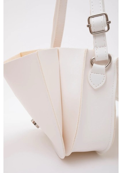 Suni Deri 2 Bölmeli Ayarlanabilir Şık ve Ergonomik Askılı Kol ve Omuz Çantası
