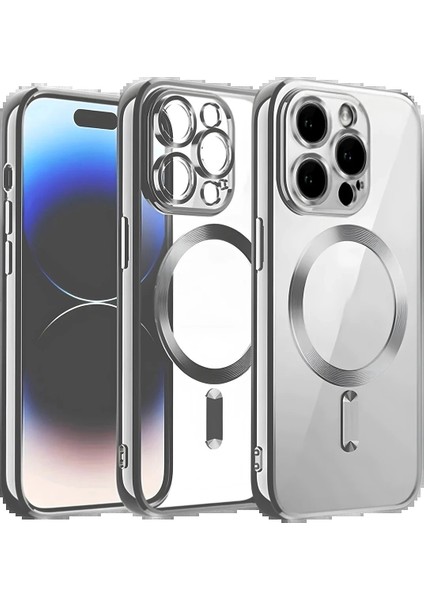 iPhone 12 Pro Kılıf Kross Magneticsafe Kapak - Titan GRI-(5796)