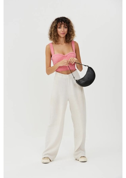 Tek Bölmeli Şık ve Ergonomik Suni Deri Mini El ve Omuz Çantası