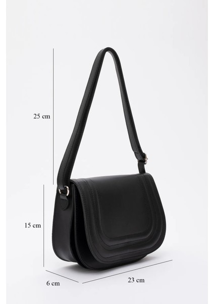 Suni Deri 2 Bölmeli Ayarlanabilir Şık ve Ergonomik Askılı Kol ve Omuz Çantası fiyatları