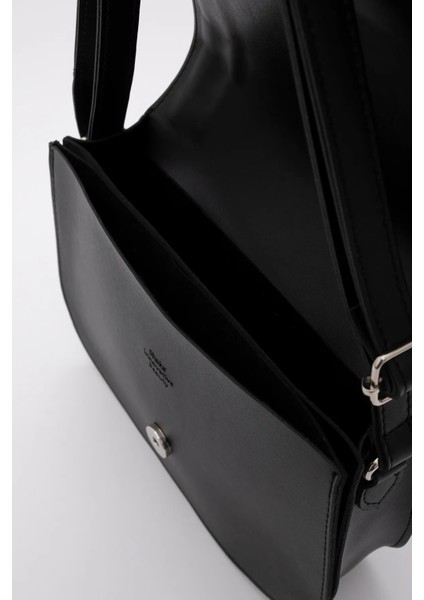 Suni Deri 2 Bölmeli Ayarlanabilir Şık ve Ergonomik Askılı Kol ve Omuz Çantası