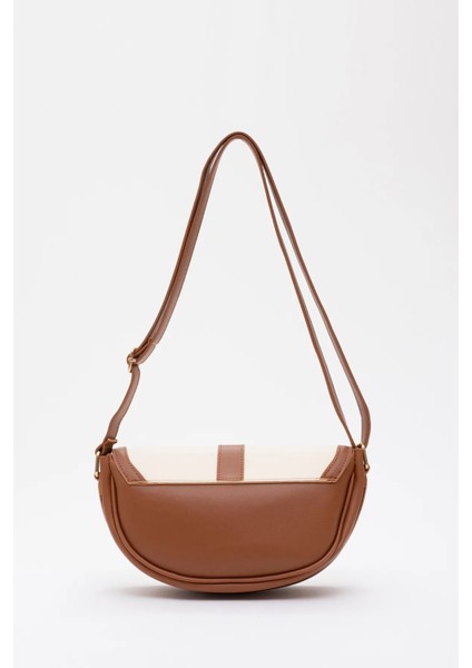 Kilit Detaylı Suni Deri Tek Bölmeli Çıtçıtlı Şık ve Ergonomik Kol ve Omuz Çantası Zarif fırsatları