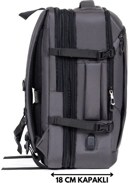 Su Geçirmez Oxford Kumaş, Ortopedik ve Fonksiyonel Körüklü Çanta 15.6 Leptop ve Tablet 10 Gözlü fırsatları