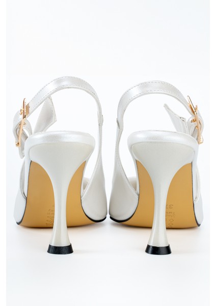 Arkası Açık Topuklu Kadın Rugan Sivri Burun Stiletto Ayakkabı fiyatları