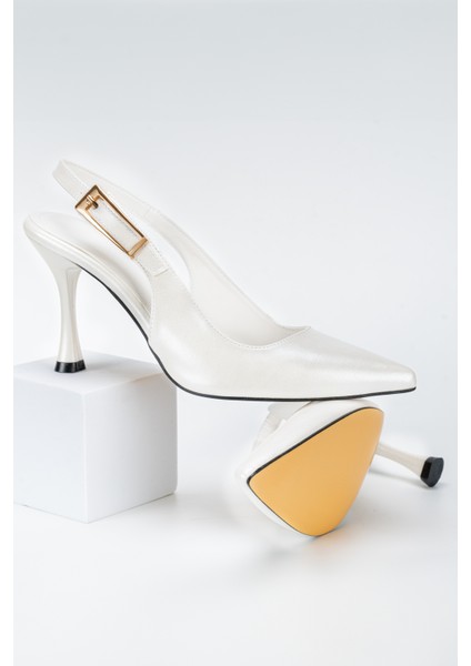Arkası Açık Topuklu Kadın Rugan Sivri Burun Stiletto Ayakkabı indirimleri