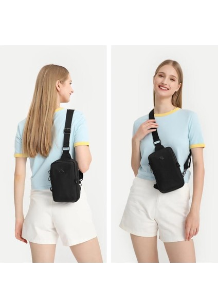 Nano Metalik Kumaş Bodybag Postacı Çantası