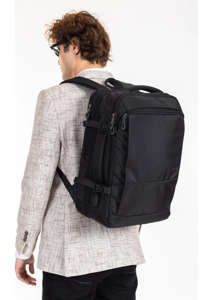 Su Geçirmez Oxford Kumaş, Ortopedik ve Fonksiyonel Körüklü Çanta 15.6 Leptop ve Tablet 10 Gözlü