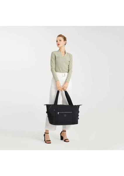 Battal Boy Kadın Çantası Krinkıl Kumaş Geniş Hacimli Suya Dayanıklı fırsatları