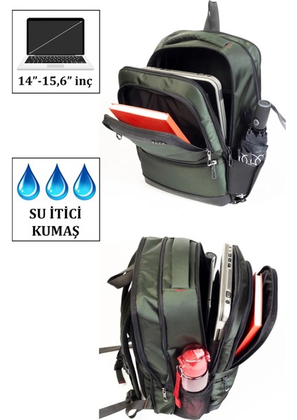 Dias-Avm Laptop-Notebook Sırt Çantası 14 Inç 15,6 Inç USB Girişli Darbeye Dayanıklı Körüklü modelleri