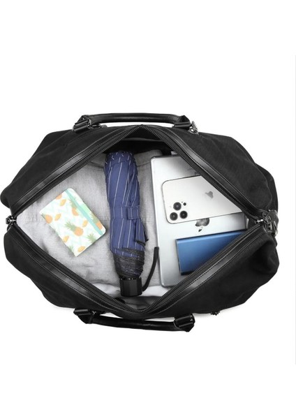 Kanvas Kumaş Spor Seyahat El ve Omuz Çantası