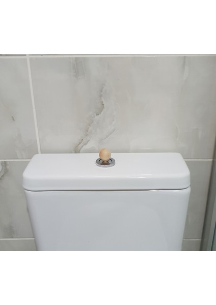 Ahşap Top Klozet Basma Buton Düğmesi Kulp, Kalp Klozet Kapağı Kulbu Sifon Tuşu modelleri