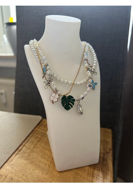 Modern Büst Kolye Standı – Takı Sergileme & Düzenleyici Takılık - Takı Organizeri modelleri