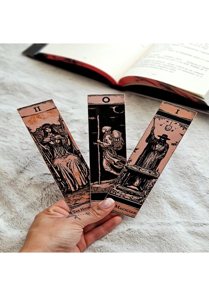 Major Arcana Tarot Seri 2 Kabartmalı Kitap Ayracı 3lü Set