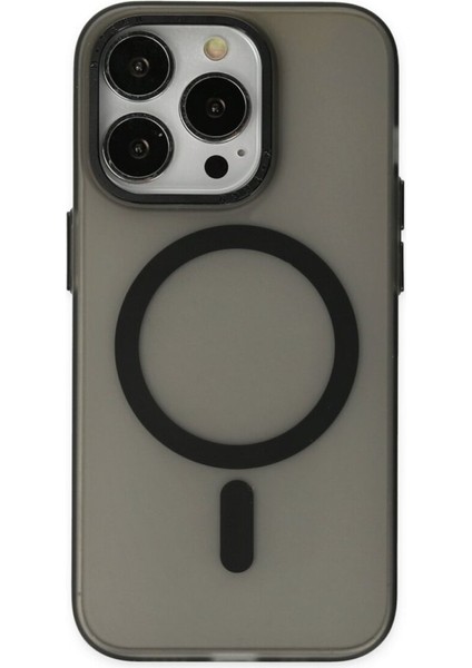 LISINYA192 Iphone 14 Pro Max Kılıf Lodos Magneticsafe Mat Kapak - Ürün Rengi : Şeffaf